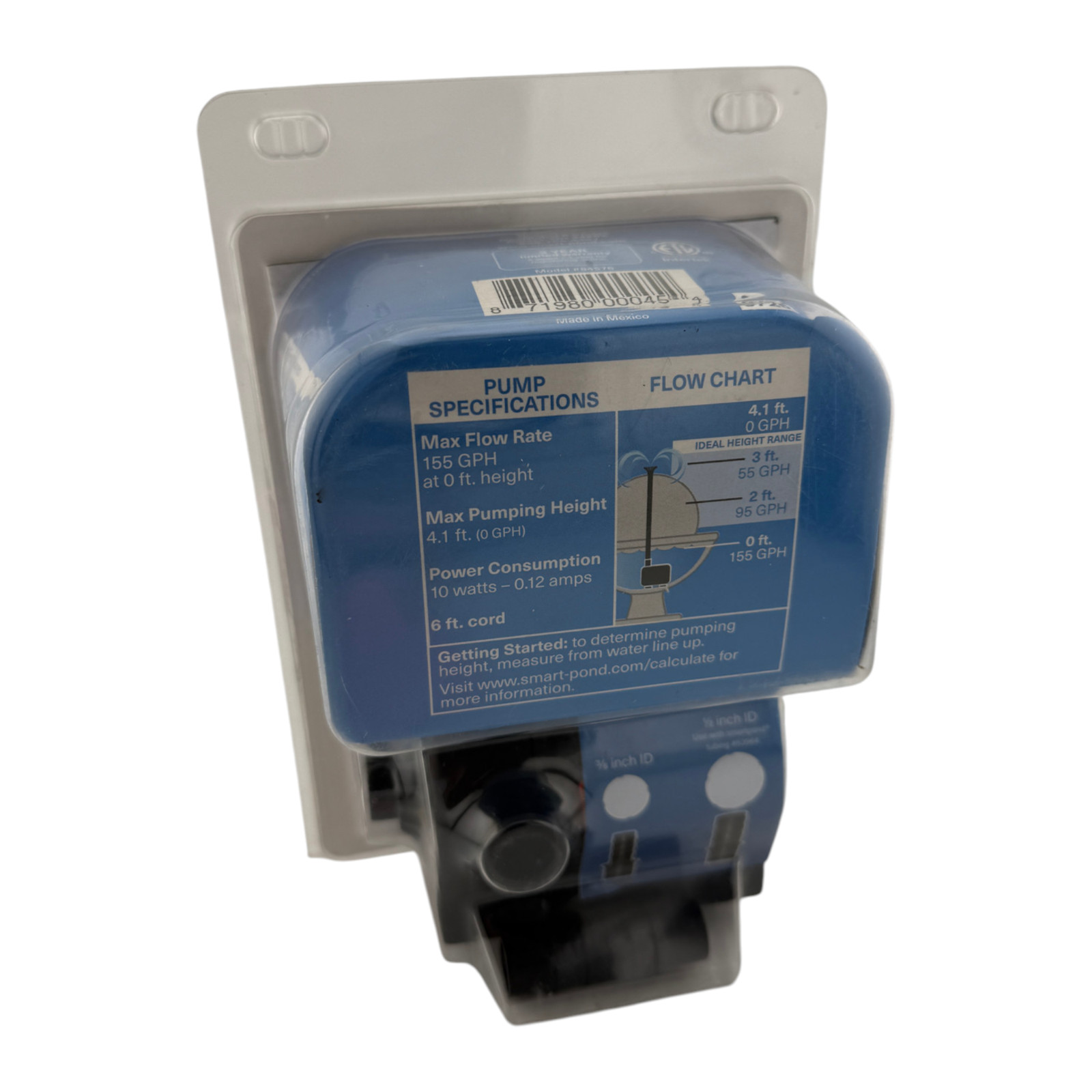 NEW Smartpond 155-GPH Submersible Fountain Pump with Low Water Shut Off Feature gallery
