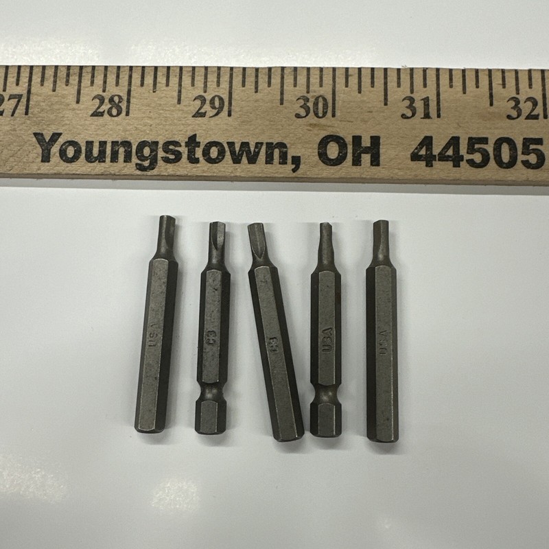 5/32" Clutch Screwdriver 2" Insert Bit (Lot of 5) gallery