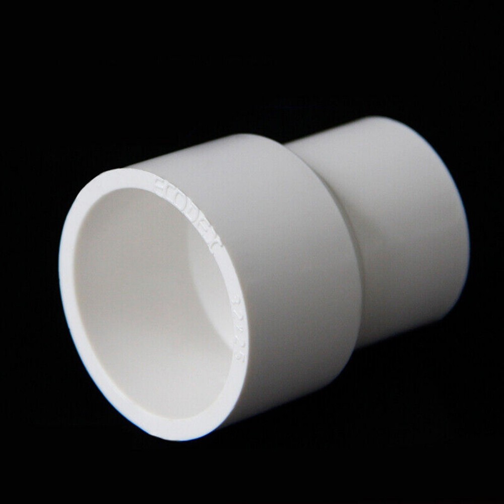 PVC Pipe Reducing Plumbing Concentric Connector Coupling Fittings 25-110mm White