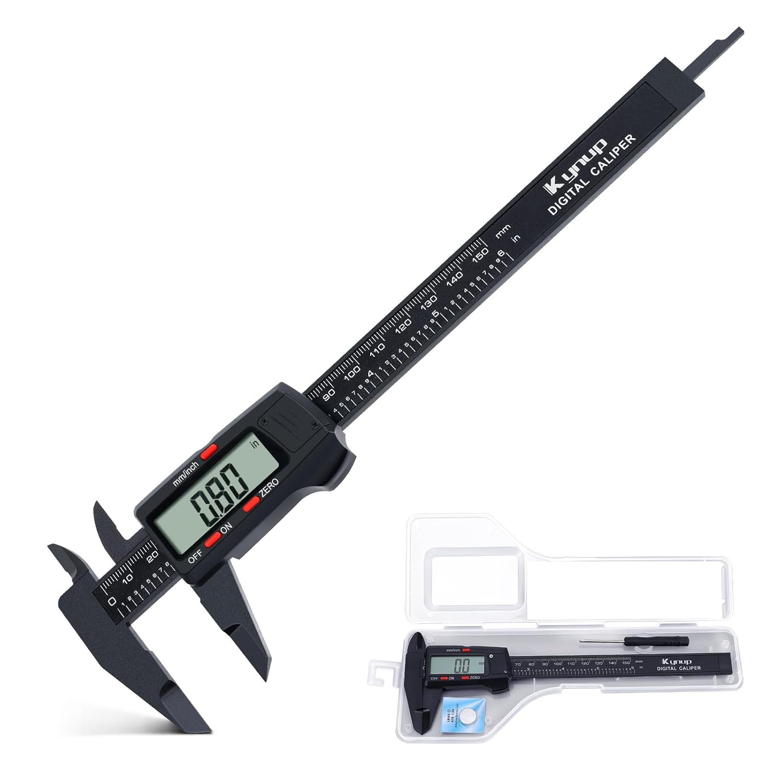 Kynup Digital Caliper, Caliper Measuring Tool with LCD Screen, Electronic Microm gallery