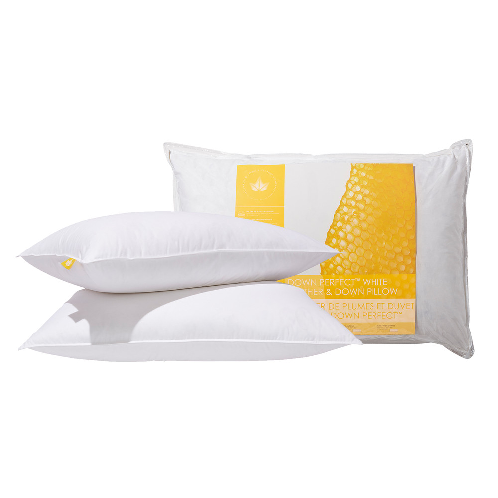Canadian Down & Feather Co - Down Perfect White Feather & Down Pillow