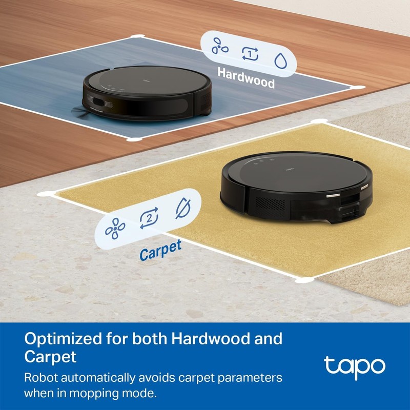 6000Pa Robot Vacuum Mop 3.5L Self Empty Station LiDAR 180min APP Remote Control gallery