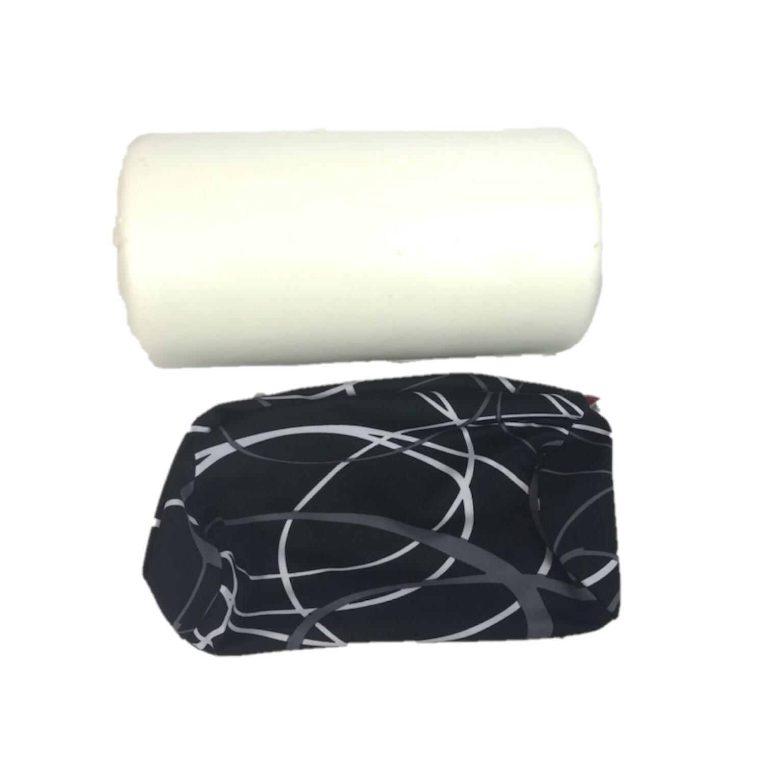 Memory Foam Roll Pillow with Removable Cover Tube Cylinder Bolster Back Neck Sol gallery