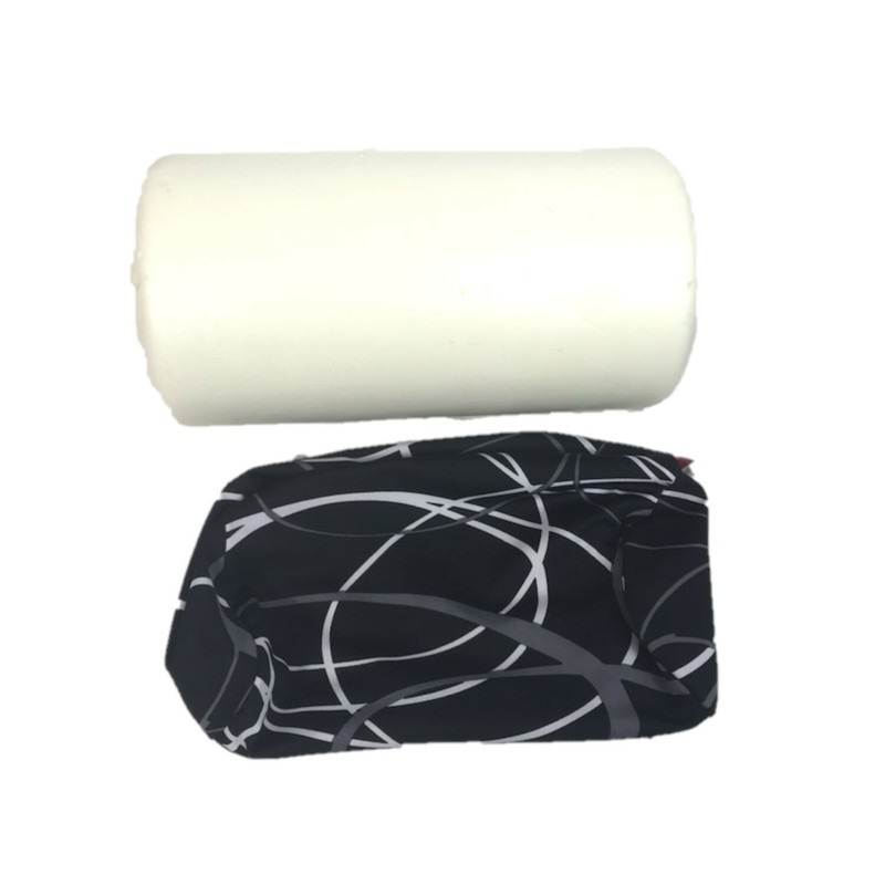 Memory Foam Roll Pillow with Removable Cover Tube Cylinder Bolster Back Neck Sol gallery