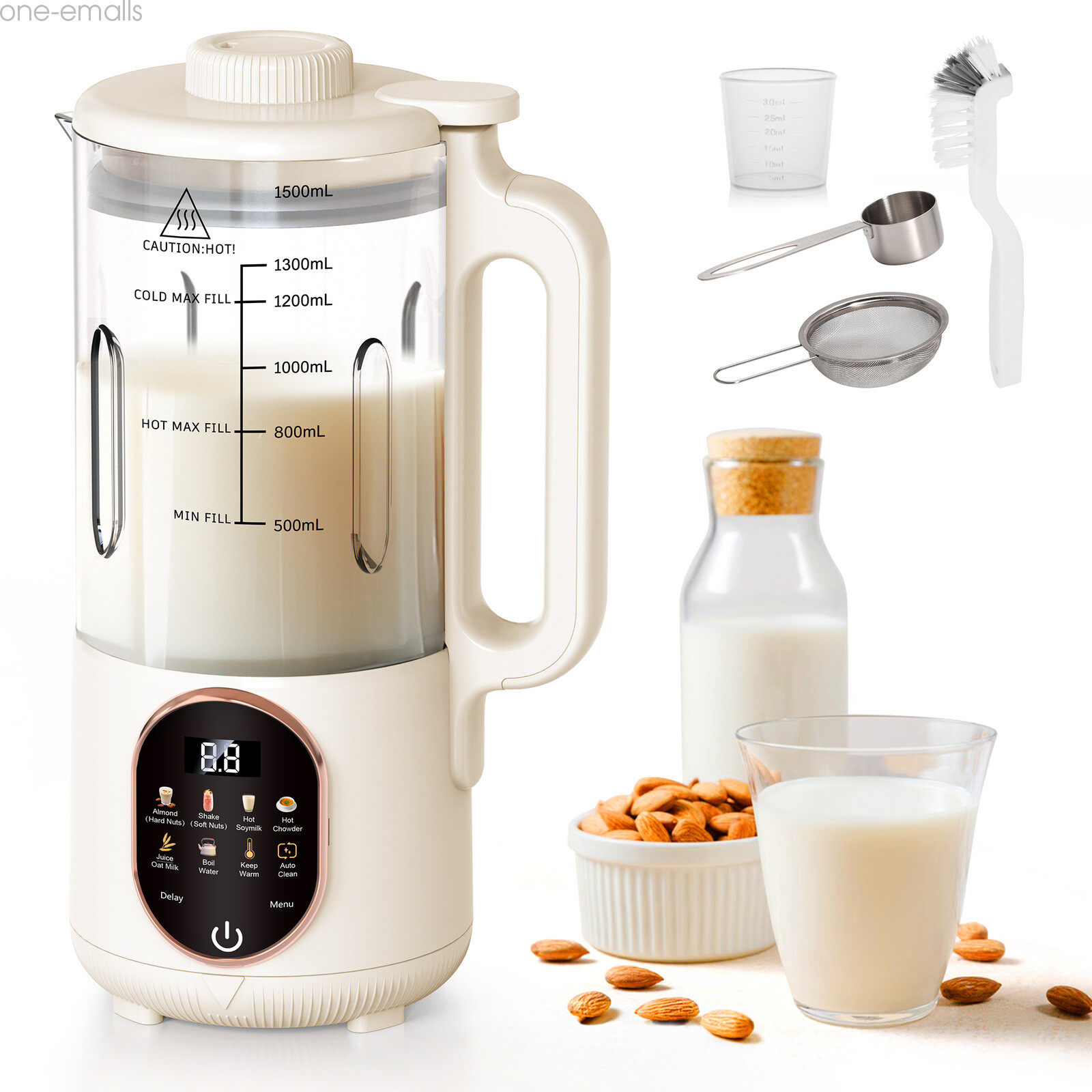 50oz Nut Milk Maker Machine, 10 in1 Automatic Plant Based Milk Maker w/ 20Blades gallery
