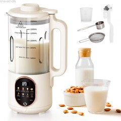 50oz Nut Milk Maker Machine, 10 in1 Automatic Plant Based Milk Maker w/ 20Blades