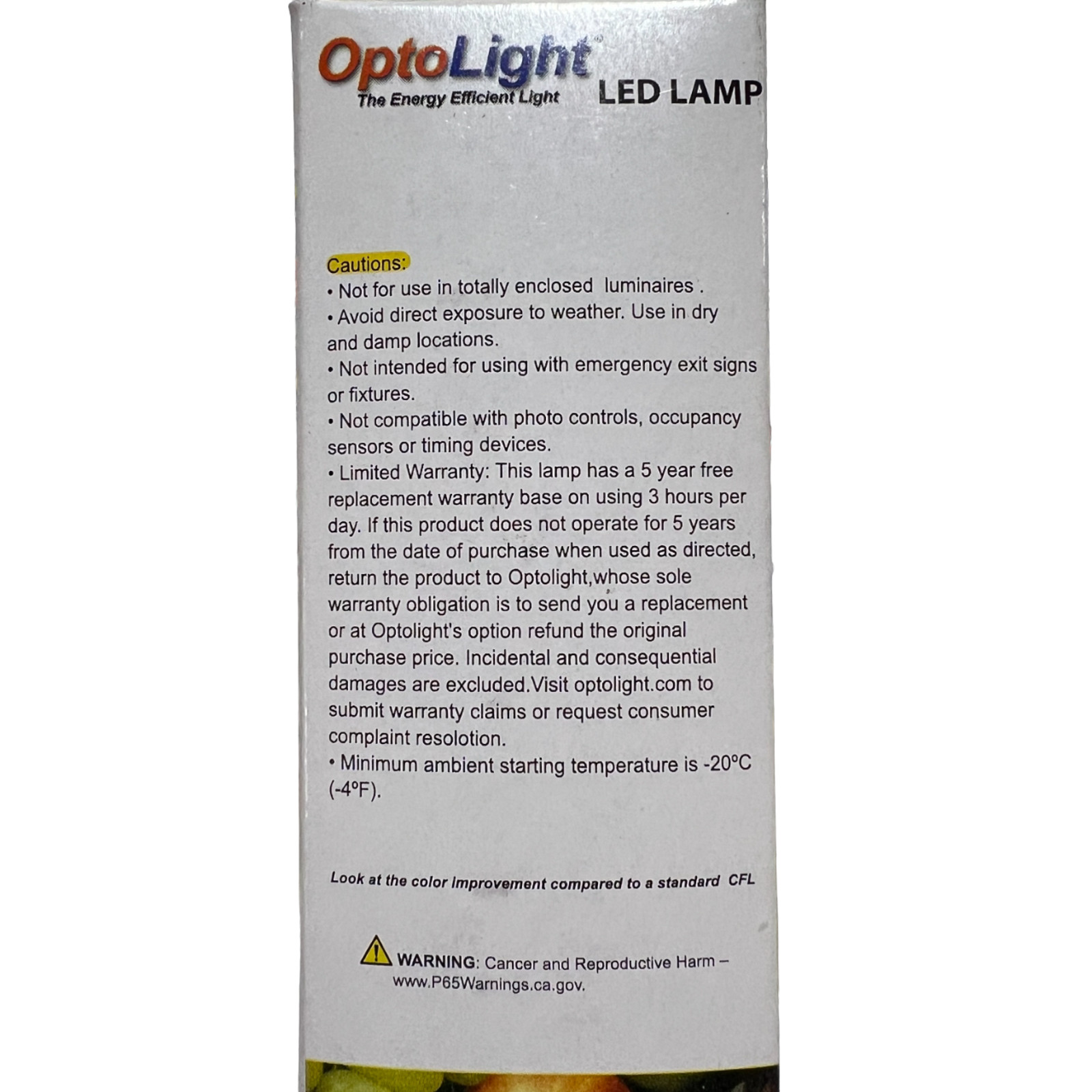 Opto LED Light 4 Bulbs B11 E12 Chandelier Candle Lamp 3W 2700K Life 25000 Hr gallery