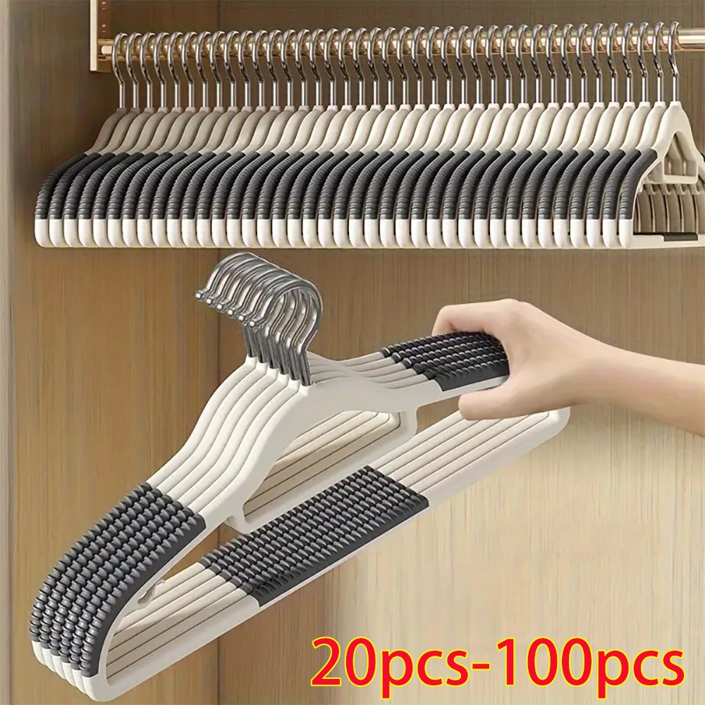 Durable Plastic Hangers Non Slip for Clothes Coat Heavy Duty 360° Swivel Hook gallery