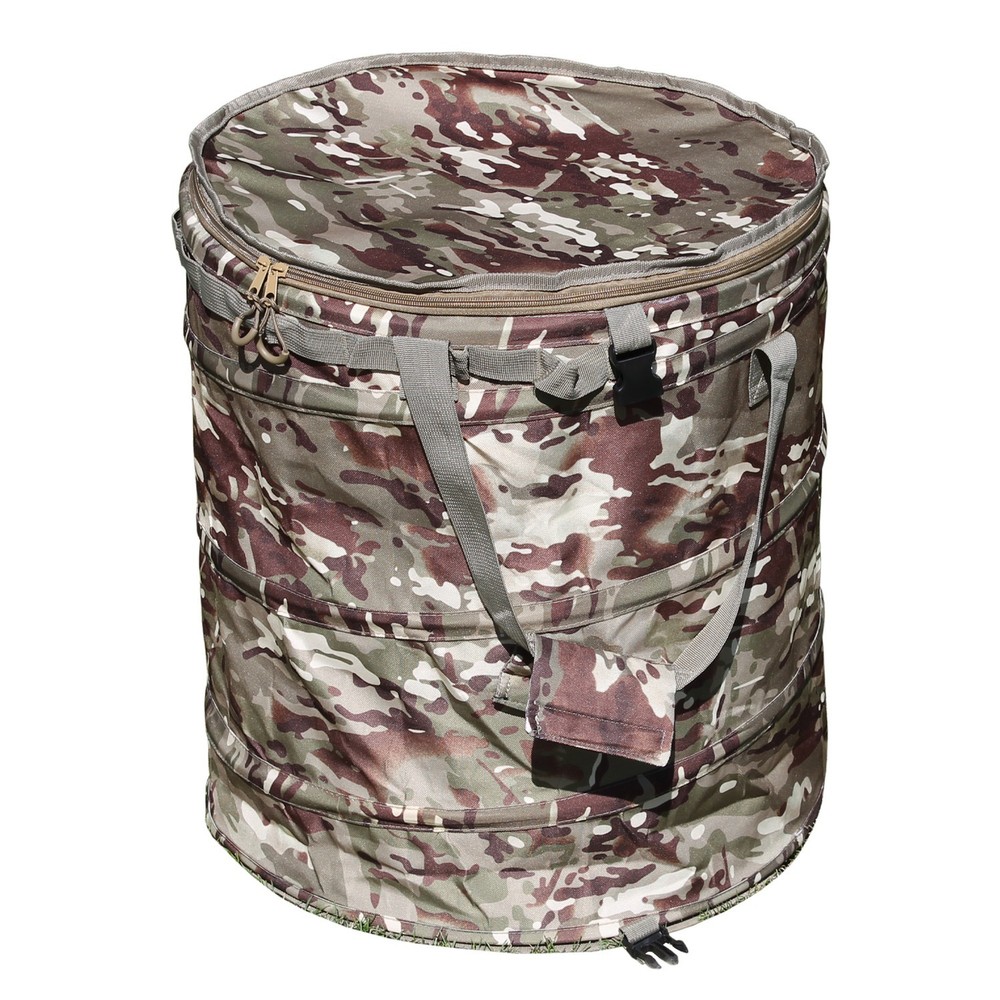 OFFGRID Pop Up Trash Can & Storage Bin - Camouflage