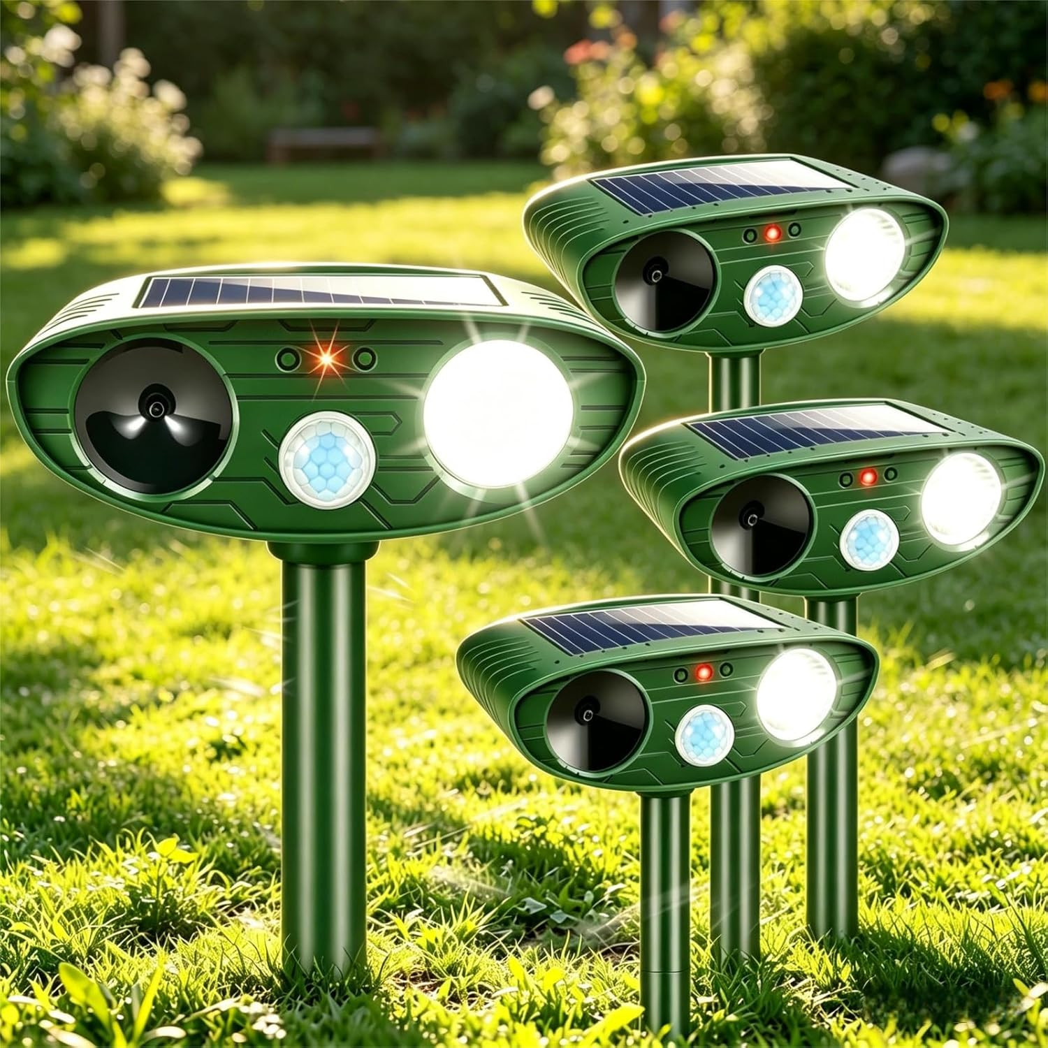 Sonic Fortress Pro Deer Repellent Devices,Sonic Deer Repeller Cat Deterrent Sola gallery
