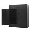 CJF Locking Metal Storage Cabinet with 2 Doors and Drawers for Office/Garage gallery