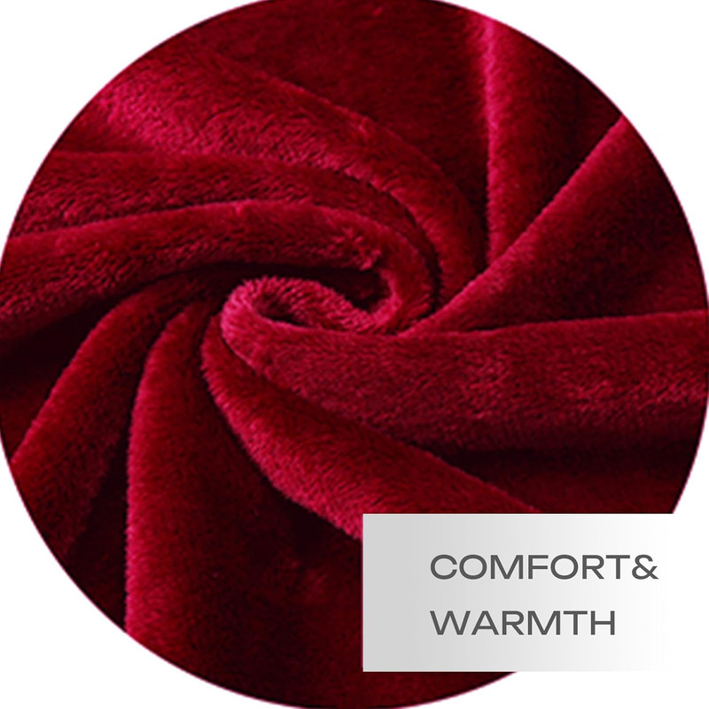 Red Throw Blanket Decorations Thin Fleece Blanket 50"X60",Super Soft Cozy Plush gallery