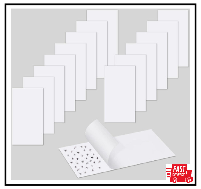 40 Pack Replacement Glue Boards Sticky Cards Mosquito Trap Sticky Traps Insect gallery