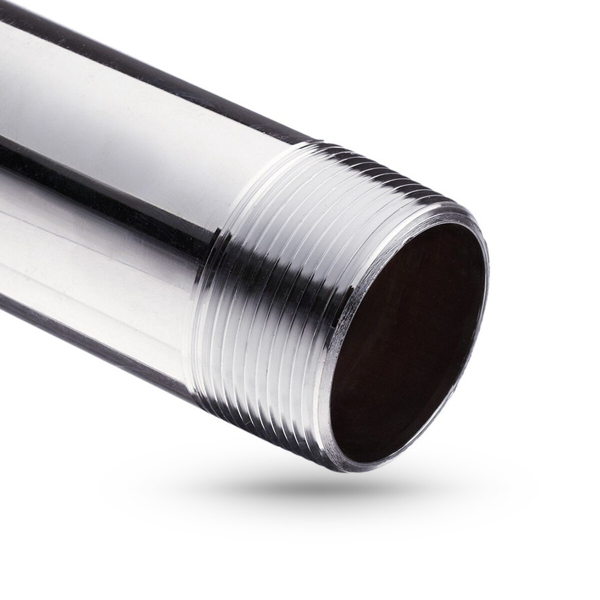 1-1/2" x 12"in 22GA Threaded Sink Drain Tube Tubular Chrome Plated Brass USA NEW gallery
