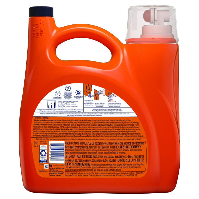 (2 Pack) Tide Original HE Laundry Detergent 100 Loads 125 -fl oz gallery