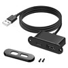 USB USB C Desk Power Grommet Outlet 5V/2A USB/Type-C Embedded Charging Port P... gallery
