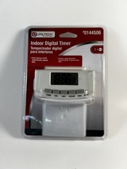 UTILITECH Digital Indoor Timer 24 Hour Repeating Cycle 125V/60Hz/15amp 0144506