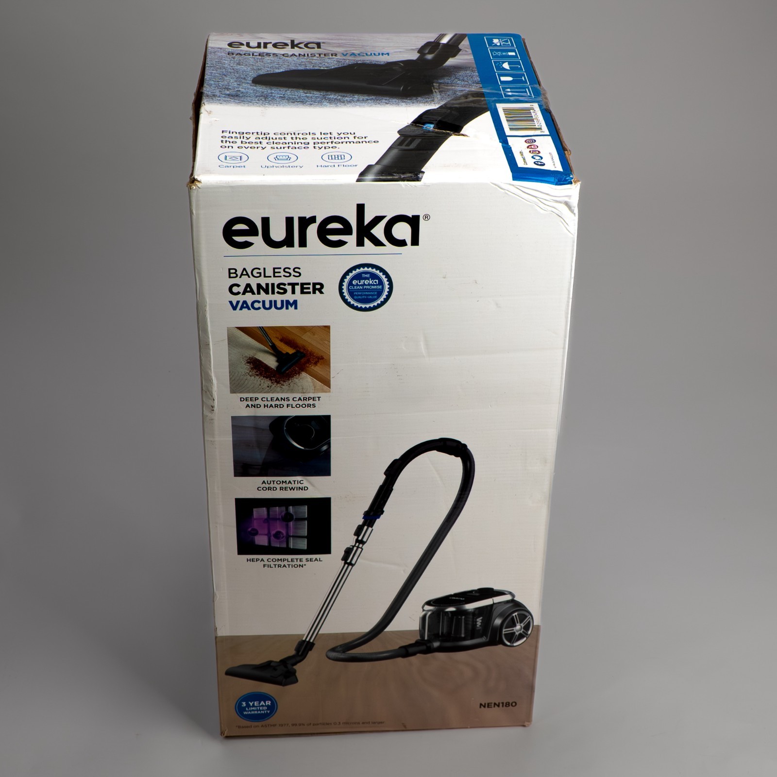 Eureka Bagless Canister Vacuum Cleaner Lightweight Home Carpet Hard Floor New gallery