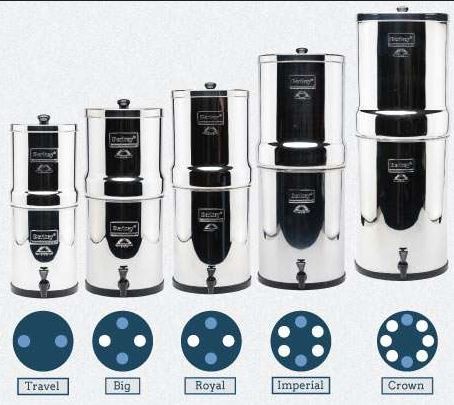 Berkey Water Filter System With 2 Black BB9-2 Filters Brand New gallery