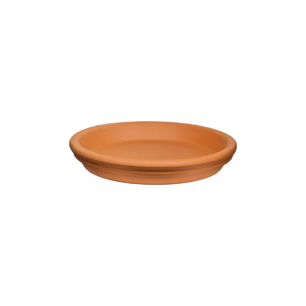 10 In. Medium Terra Cotta Clay Saucer gallery