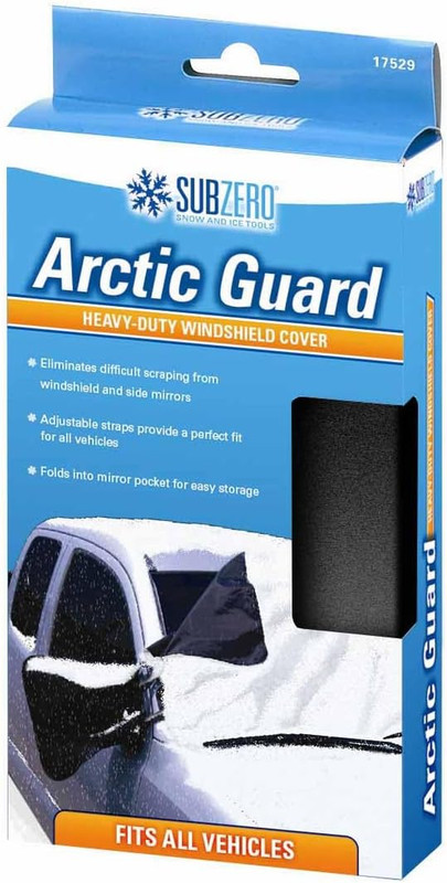 Universal Windshield Cover for Snow & Ice Build Up No Scrapping 29 x 70" -40x73" gallery