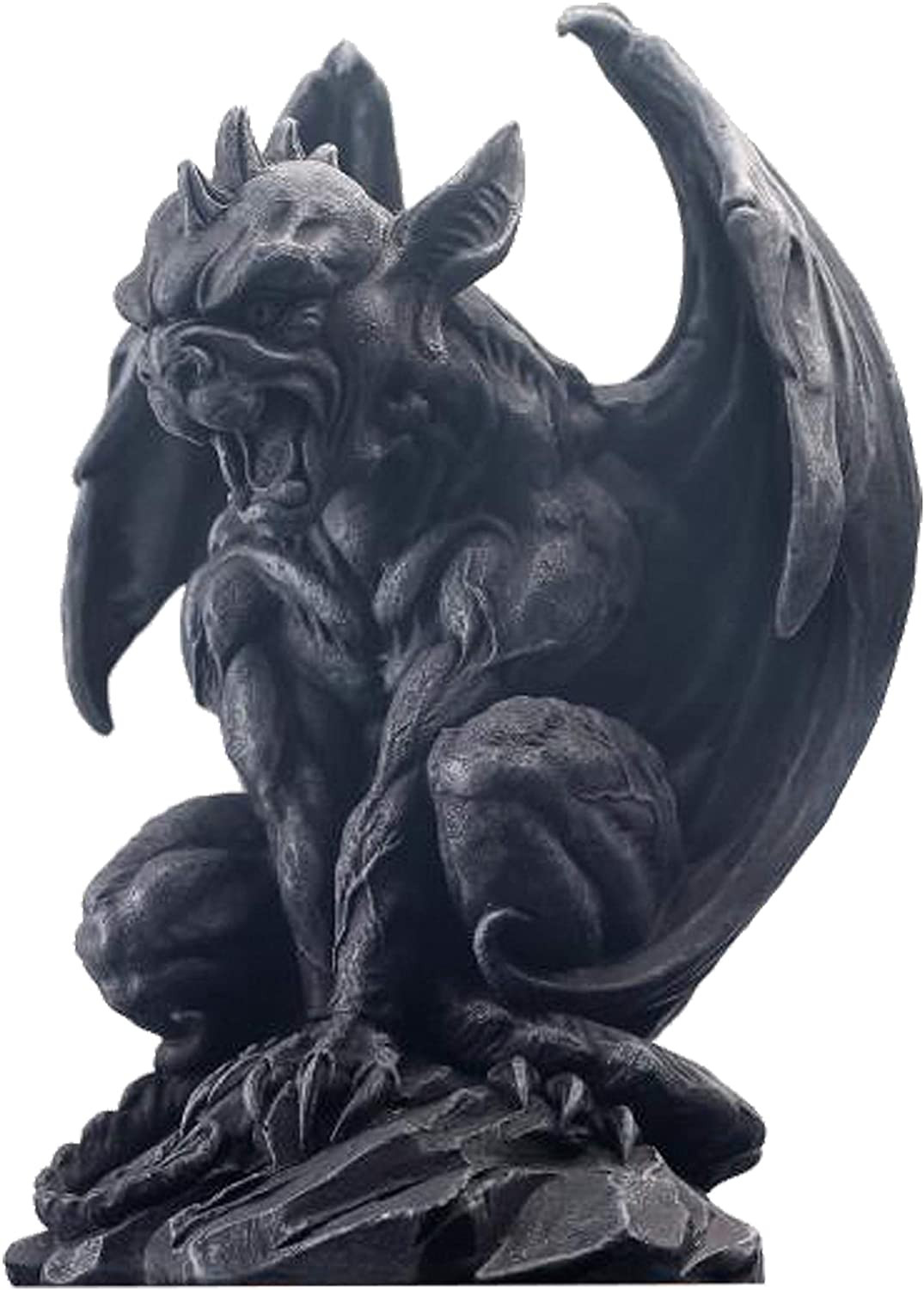 Winged Gargoyle Statue Indoor Outdoor Home Decor Sitting Guardian Sculpture Hall gallery