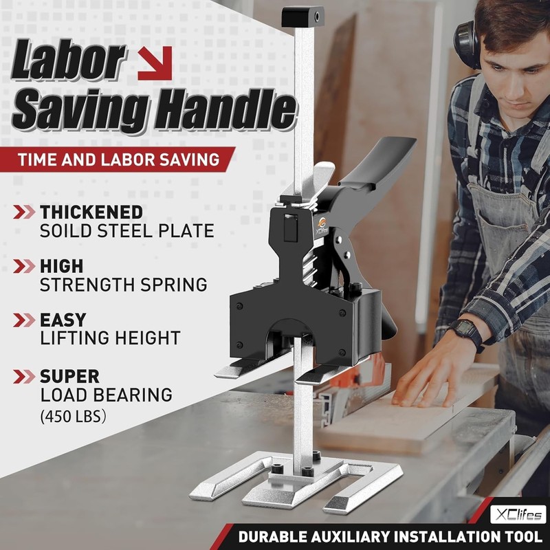 Labor Saving Arm Jack Handle 2 Pack, Construction Jack, Wall Tile Locator, Mu... gallery