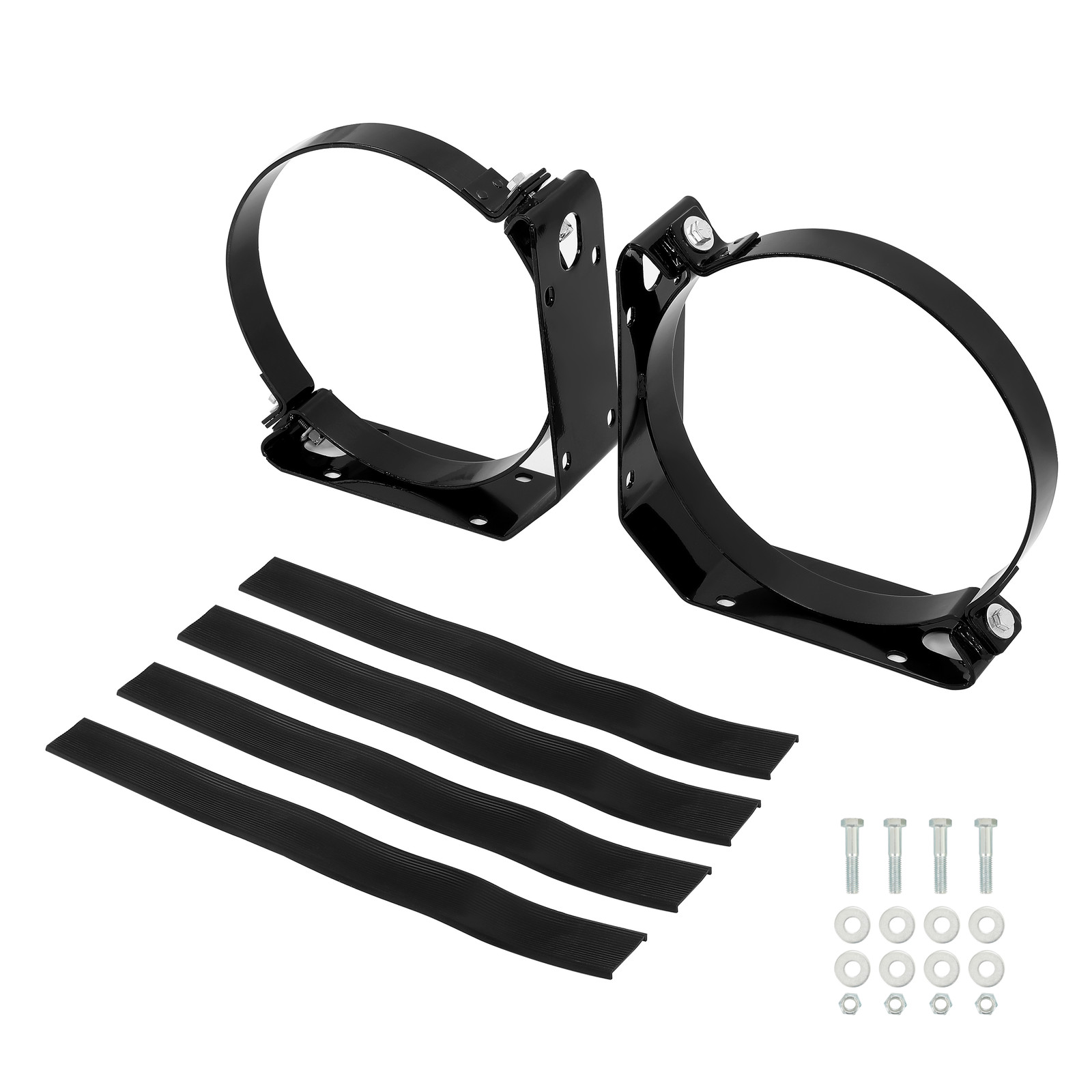 For 100LB Propane Fuel Tank Bracket Straps Heavy Duty Weld Bolt On Lpg Cylinder gallery