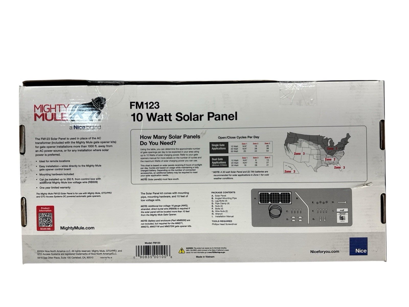 Mighty Mule 10W Solar Panel Kit FM123 (OB) gallery