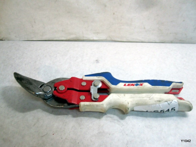 Lenox Offset Snip: Left, 9 1/2 In. Overall Length, Steel, LXHT14346 gallery