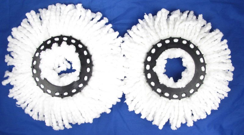 4 NEW Replacement Microfiber Mop Head Refill For Hurricane Magic Mop 360° Spin gallery
