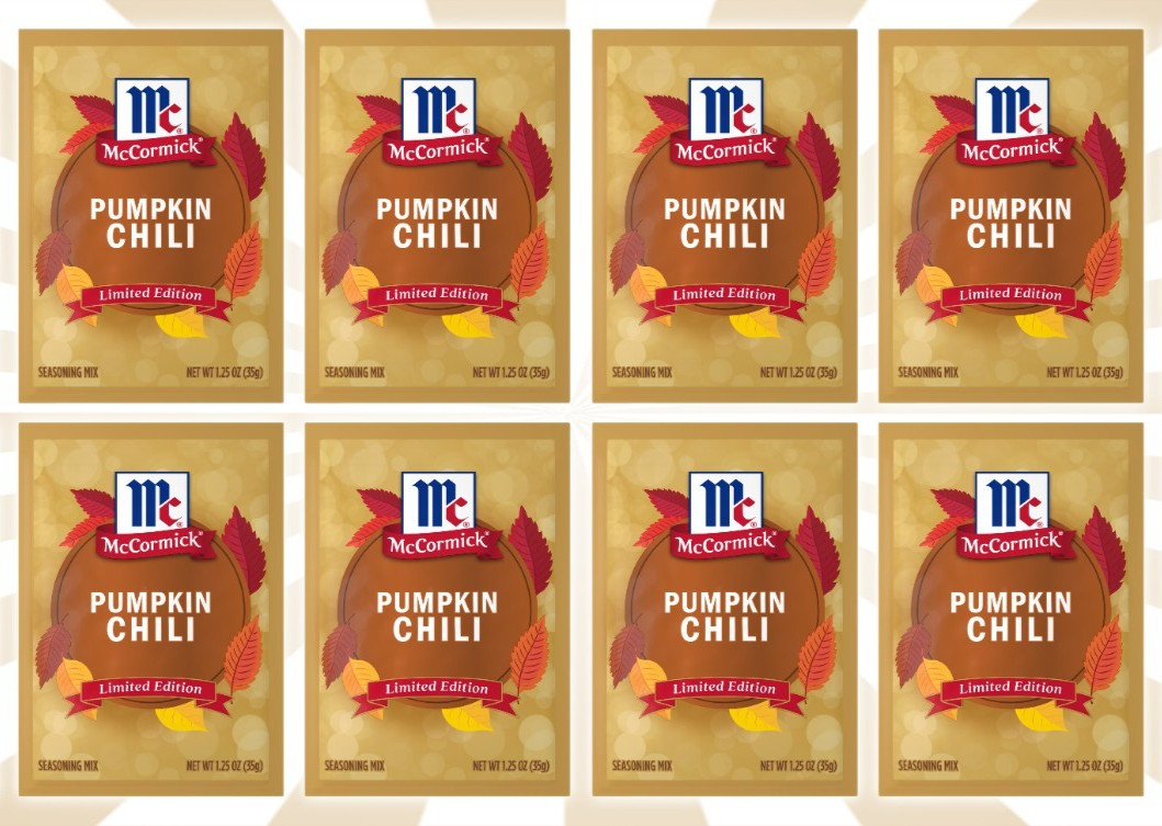 8 McCormick Pumpkin Chilli Holiday Party Mix LIMITED EDITION 1.25 OZ EXP 7/27 gallery
