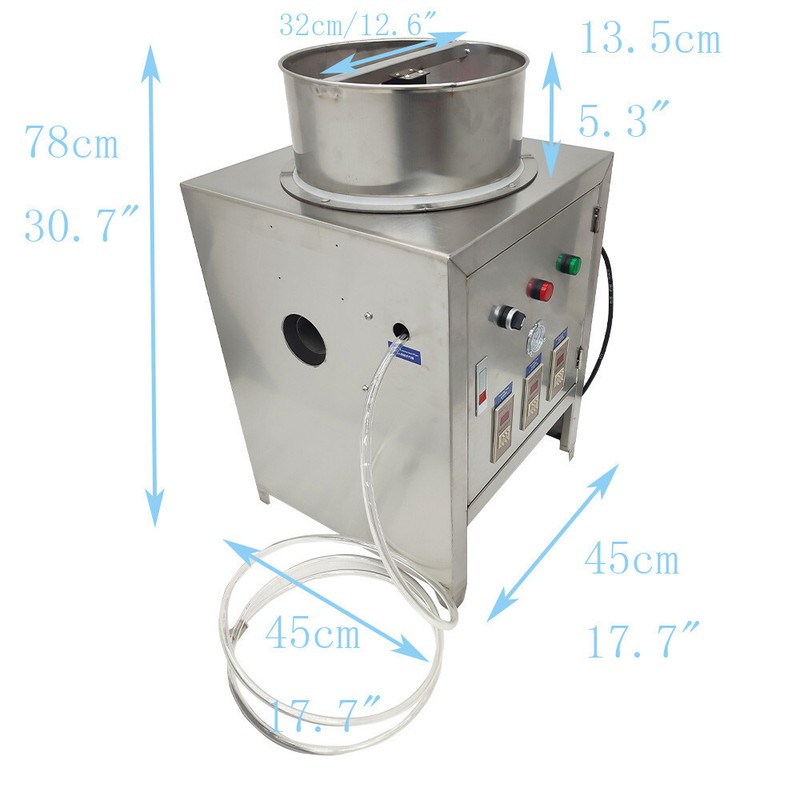110V Garlic Peeling Machine Pneumatic 20-25kg/h Automatic Garlic Peeling Machine gallery
