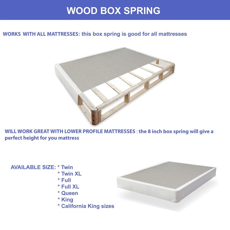 Fully Assembled Wood Traditional Spring/Foundation for Mattress, Twin XL gallery