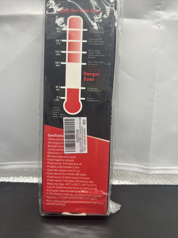 🌡Digital Waterproof Meat Thermometer. RoHS.🌡 gallery