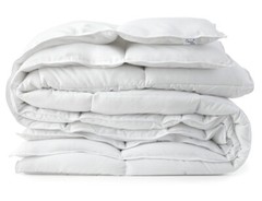 Light Warmth Down Alternative Comforter White Summer Duvet Insert