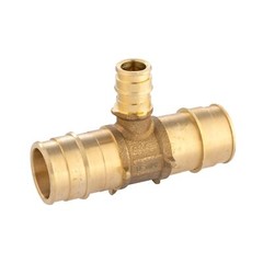 EFIELD 2 To 100 Packs Pex A Reducing Tee 1″x 1″x 1/2″ Brass Fittings Lead Free