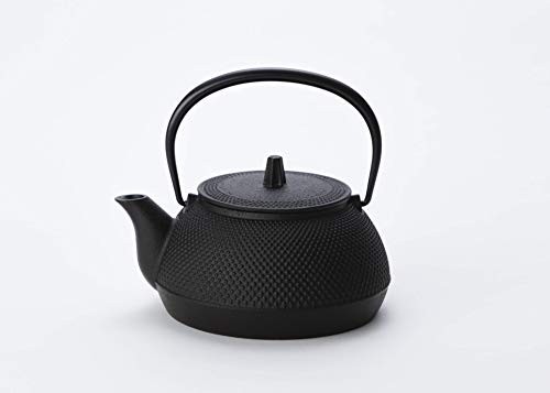 Iwachu Iron Kettle Black Print 0.65L Induction Safe #5 New Arare 12822 Teapot gallery