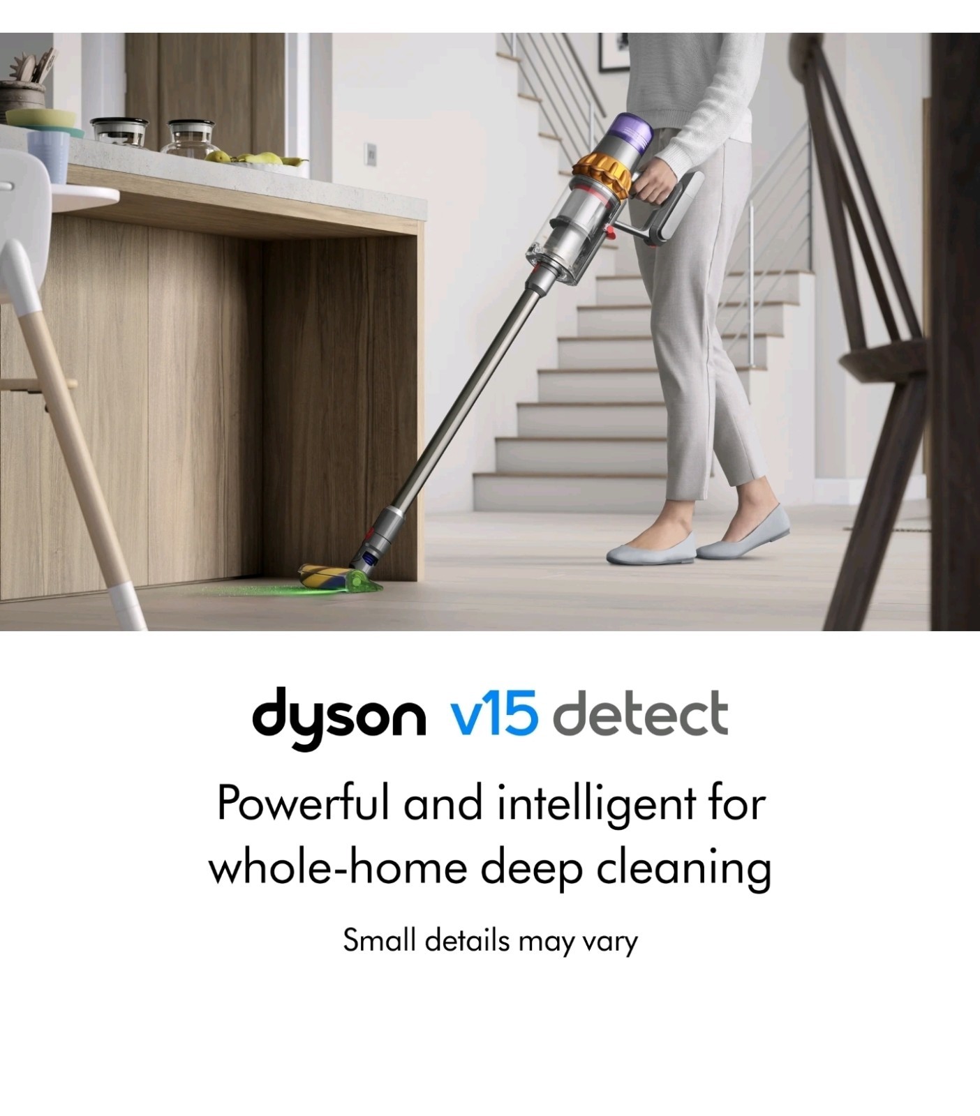 Dyson V15 Detect Total Clean Extra | Yellow/Nickel | Refurbished gallery