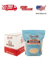 (4 pack) Bob’s Red Mill Organic Quick Cooking Rolled Oats, 32 oz Shelf-Stable Ba