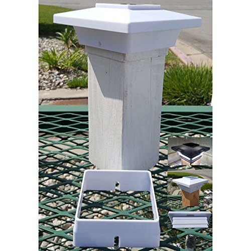4X4 4-PCS Solar Post Cap Deck Light White Low Profile 4 SMD LEDs Sun PL251 gallery