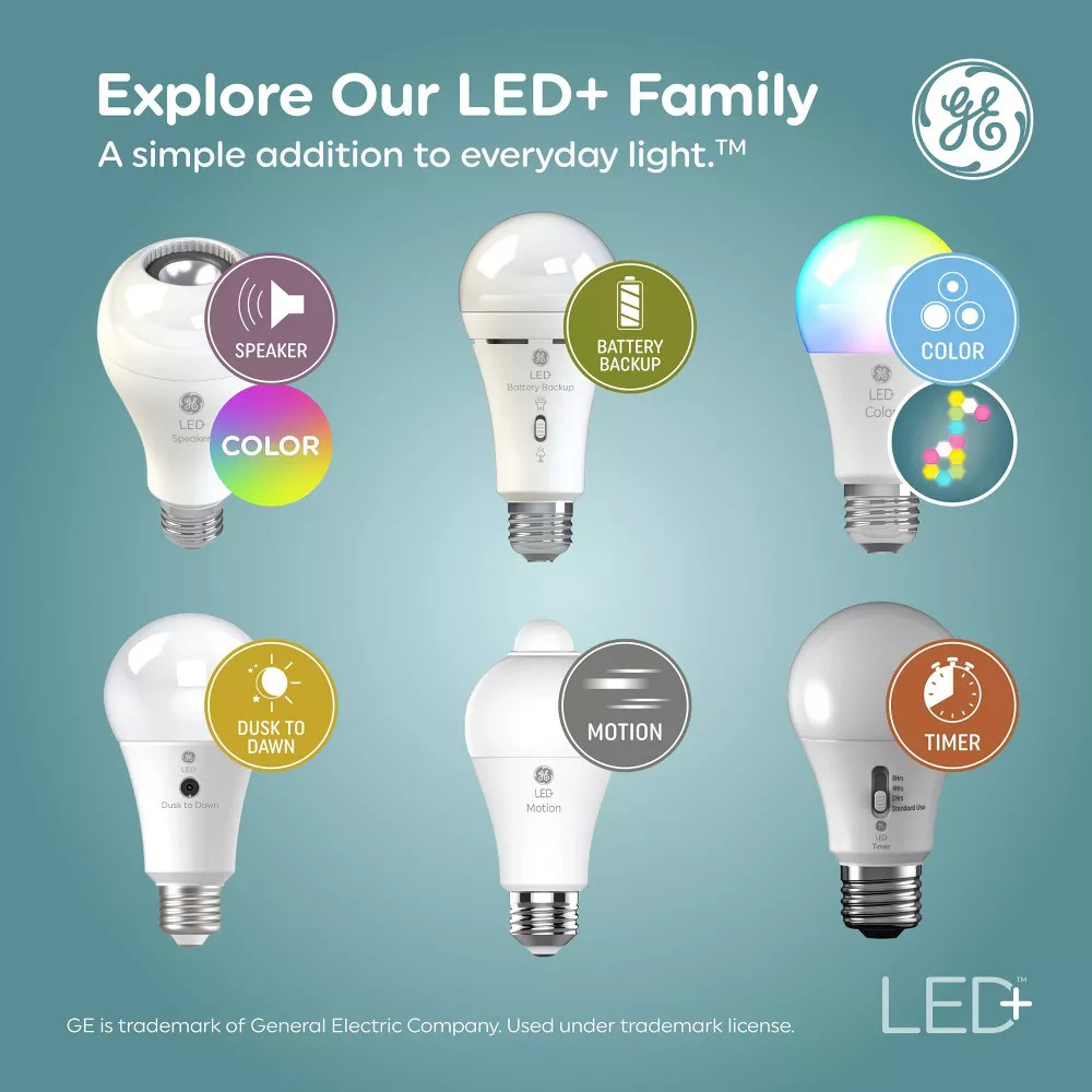 GE 65W BR30 Smart LED Flood Light Bulb Color-Changing Dimmable Wi-Fi Enabled gallery