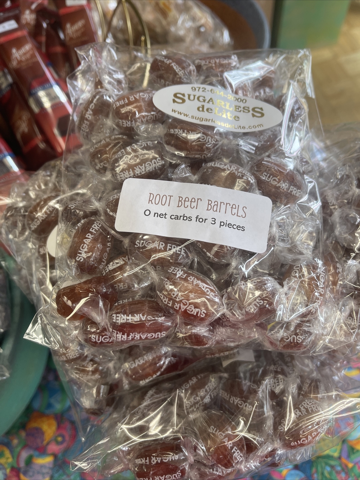 Sugar Free TWO Pounds Root Beer Barrels-Diabetic and Keto Friendly gallery