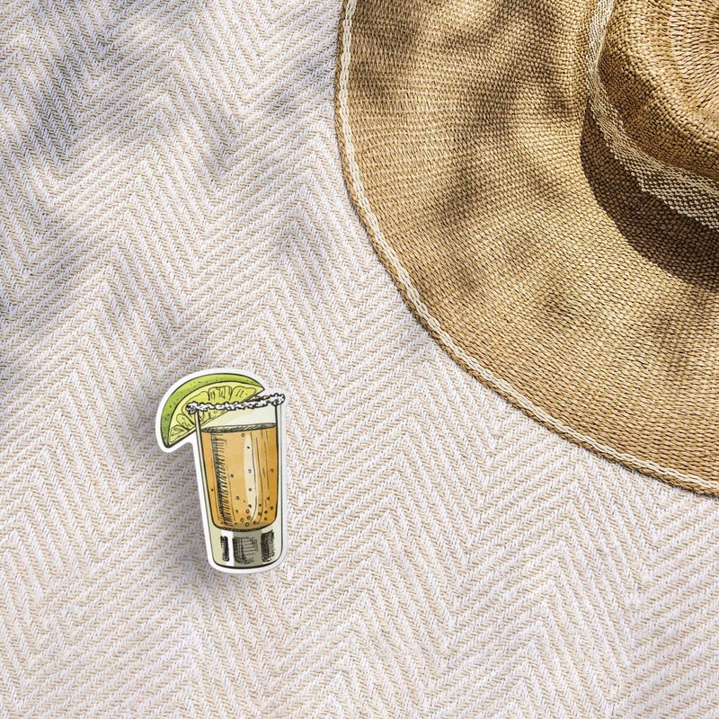 Lime & Tequila Sticker - Mini Drink Decal for Water Bottle & Laptop gallery