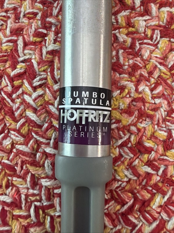 Hoffritz 13.5" Long Cooking Spreading Spatula Rubber Silicone Utensil Gray NEW gallery