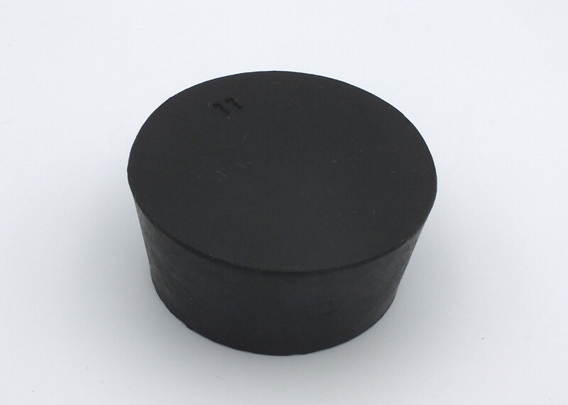 Rubber Stoppers - Large Black Laboratory Stopper Sz 9 10 11 12 13 gallery