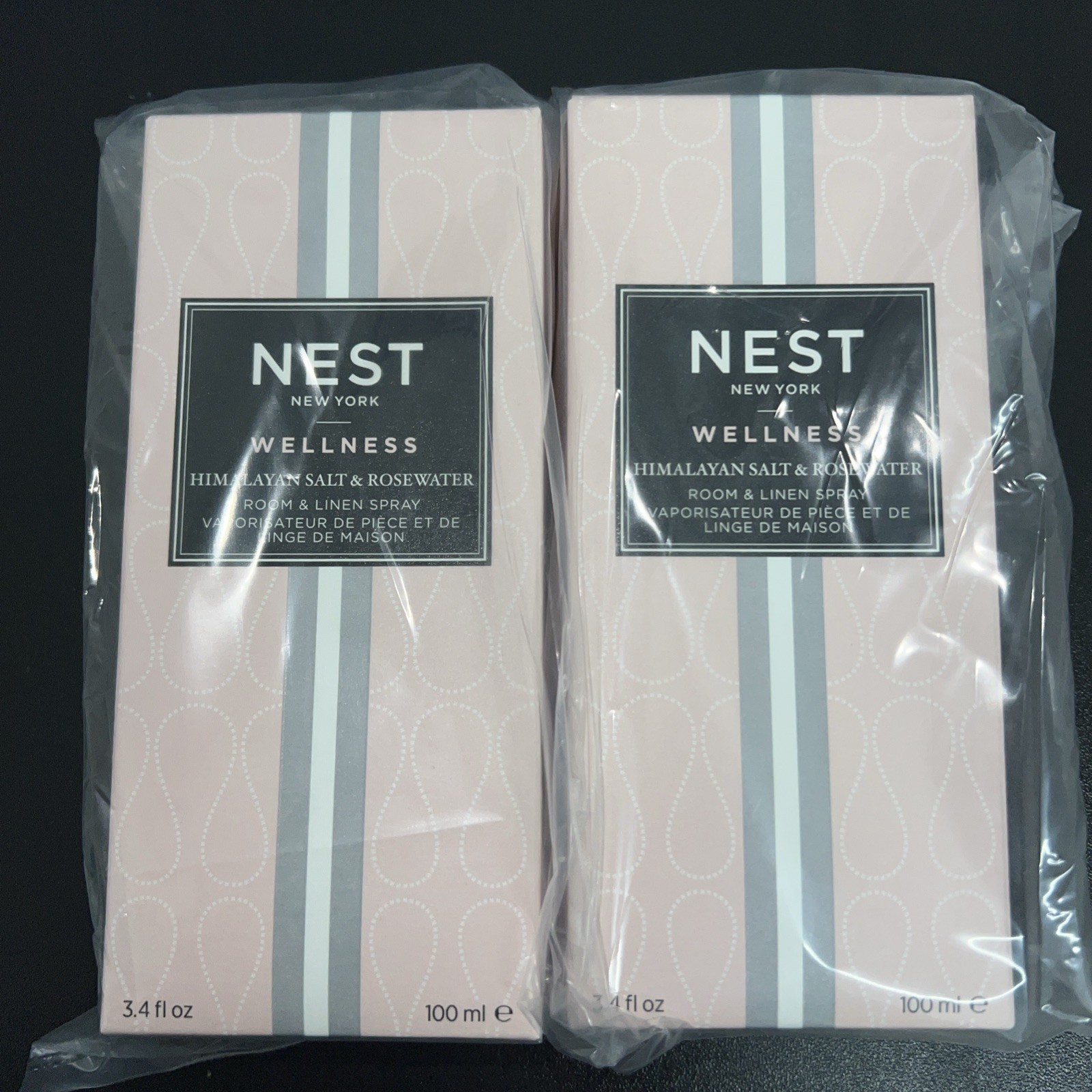 2 NEST Wellness Himalayan Salt & Rose Water Room & Linen Spray 3.4 oz 2 pack gallery
