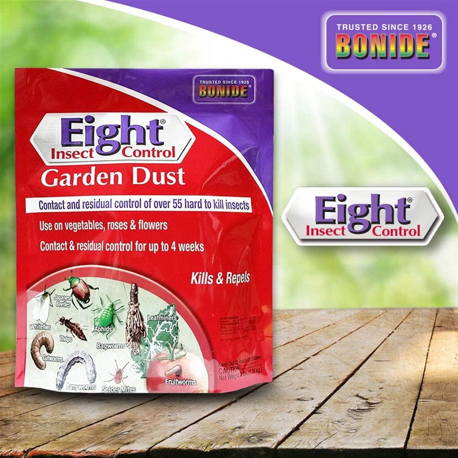 Bonide Products Eight Insect Control Garden Dust, 3lbs gallery
