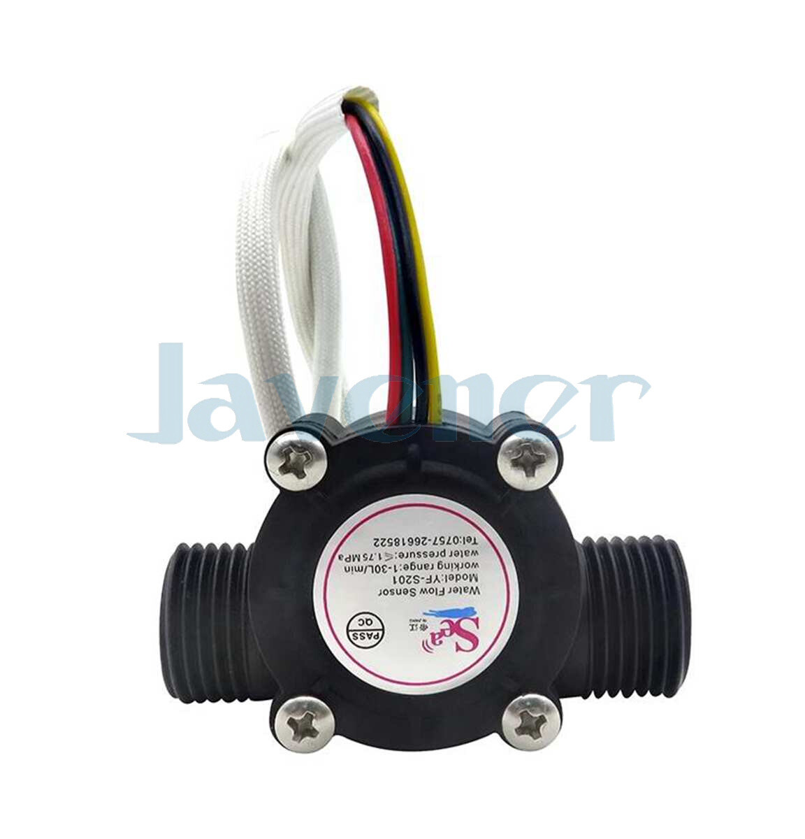 G1/2" 1-30L/min Water Flow Meter With Temperature Sensor Switch Water Control gallery