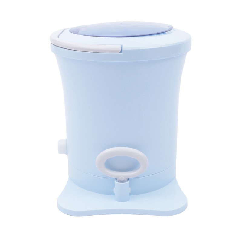 Mini Dryer Portable Compact Clothes Spin Dryer Manual Home Laundry Dryer Blue gallery